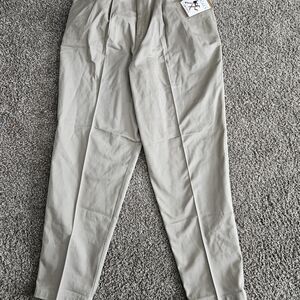 MEN LEE KHAKI TAN REGULAR STRAIGHT LEG SIDE ELASTIC STRETCH PANTS 16M NWT